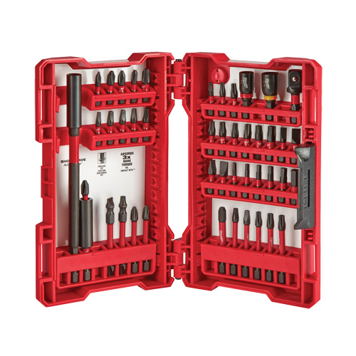 Shockwave Impact Duty Driver Bit Set, 45 Pcs., Hex/Nutsetter/Phillips/Slotted/Square/Torx&reg; Moffatt Supply & Specialties