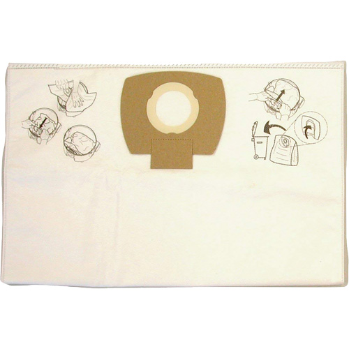 Sacs-filtre en papier pour aspirateur, 8 gal. US Moffatt Supply & Specialties