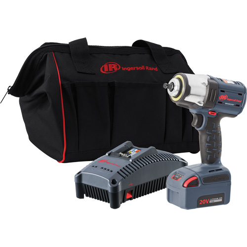 IQv20 Compact Cordless Impact Wrench Kit, 20 V, 3/8" Socket Moffatt Supply & Specialties