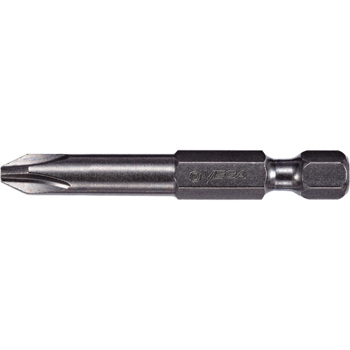Power Bit, Phillips, #2 Tip, 1/4" Drive Size, 2-3/4" Length Moffatt Supply & Specialties