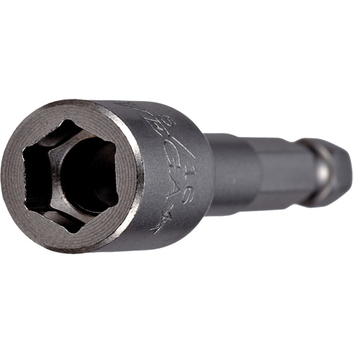 Tourne-&eacute;crou, Embout 3/8", Prise 1/4", 2-9/16" lo, Non magn&eacute;tique Moffatt Supply & Specialties