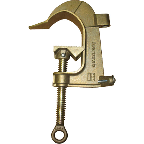 Bronze C-Head Ground Clamp, 2-7/8" (73 mm) Capacity Moffatt Supply & Specialties