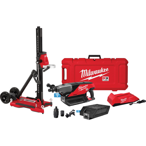 MX Fuel Handheld Core Drill Kit with Stand Moffatt Supply & Specialties