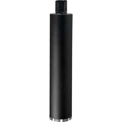 Diamond Ultra Wet Core Drill Bit, 3", 16" Depth of Cut, 1-1/4"-7 Thread Moffatt Supply & Specialties