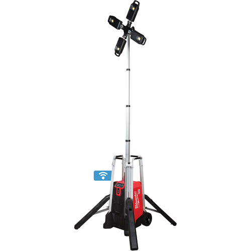 MX Fuel Rocket Tower Light & Charger, LED, 27000 Lumens Moffatt Supply & Specialties