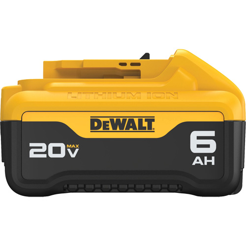Max XR&reg; Premium Battery Pack, Lithium-Ion, 20 V, 6 Ah Moffatt Supply & Specialties