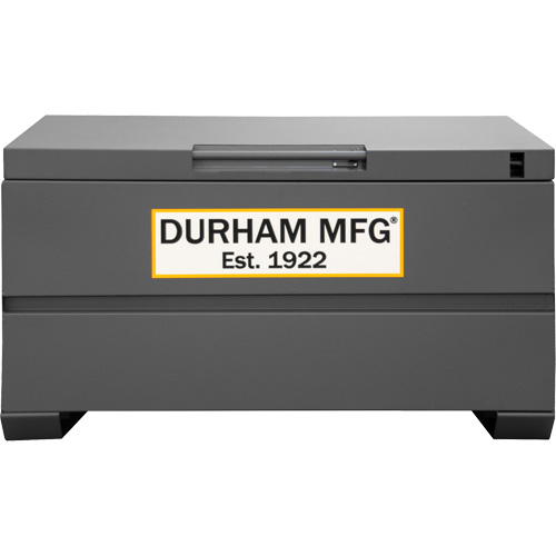 Jobsite Storage Box, 48" x 24" x 27-13/16", Steel, Grey Moffatt Supply & Specialties
