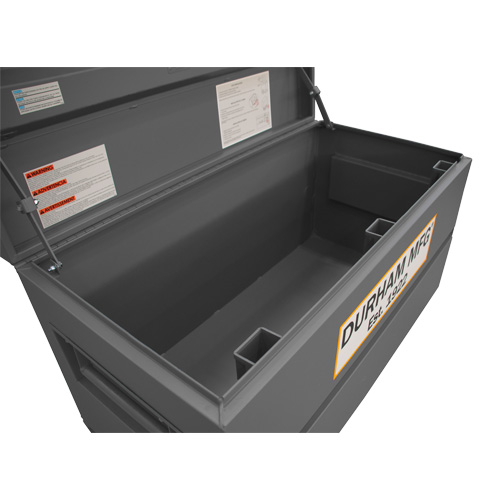 Jobsite Storage Box, 48" x 24" x 27-13/16", Steel, Grey Moffatt Supply & Specialties