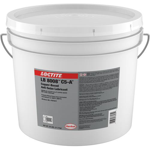 LB 8008 C5-A Copper Anti-Seize Lubricant, 25 lbs., Pail, 1800°F (982°C) Max Temp. Moffatt Supply & Specialties