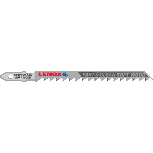 Clean Cutting Wood Jigsaw Blade, Bi-Metal, T-Shank, 4" L, 6 TPI Moffatt Supply & Specialties