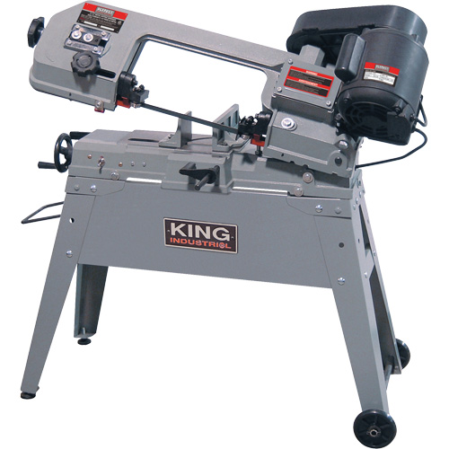 Metal Cutting Band Saw, Horizontal/Vertical, 5" Round and 4-1/2" x 6" Rectangular Cutting Capacity Moffatt Supply & Specialties