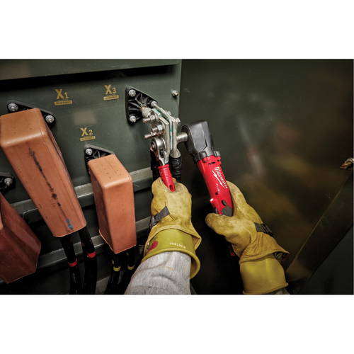 M12 Fuel Right Angle Impact Wrench with Pin Detent Kit, 12 V, 1/2" Socket Moffatt Supply & Specialties