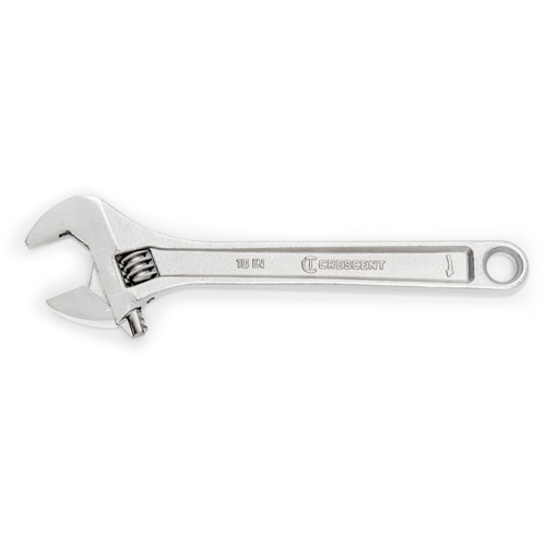 Adjustable Wrench - Boxed, 10" L, 1-5/16"/34 mm Max Width, Chrome Moffatt Supply & Specialties