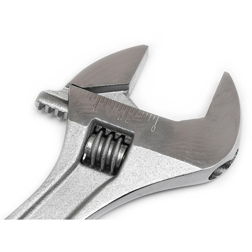 Adjustable Wrench - Boxed, 10" L, 1-5/16"/34 mm Max Width, Chrome Moffatt Supply & Specialties