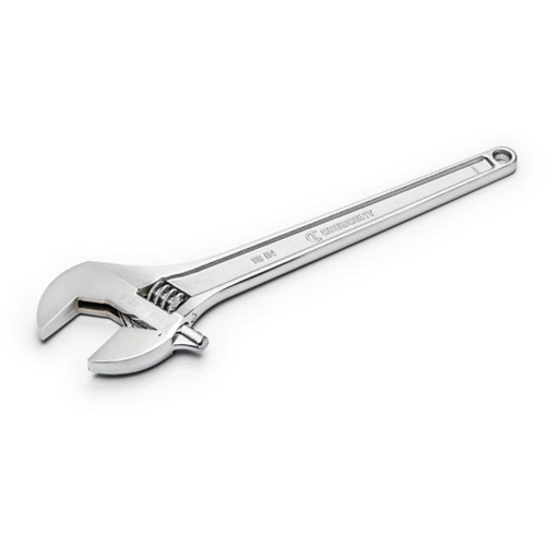 Adjustable Wrench, 18" L, 2-1/16" Max Width, Chrome Moffatt Supply & Specialties