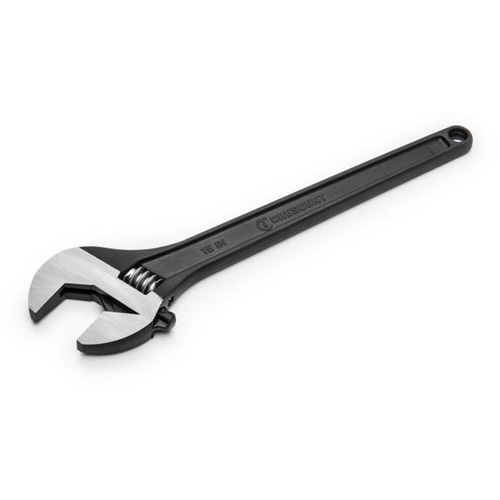 Adjustable Wrench, 15" L, 1-2/3" Max Width, Black Moffatt Supply & Specialties