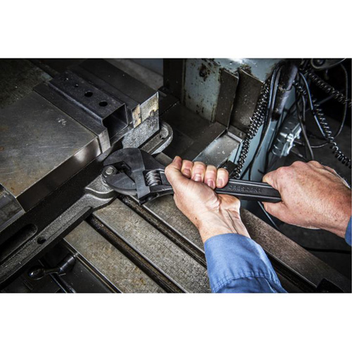 Adjustable Wrench, 15" L, 1-2/3" Max Width, Black Moffatt Supply & Specialties