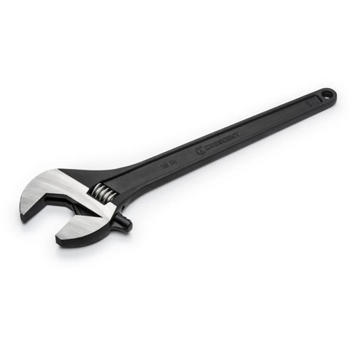 Adjustable Wrench, 18" L, 2" Max Width, Black Moffatt Supply & Specialties
