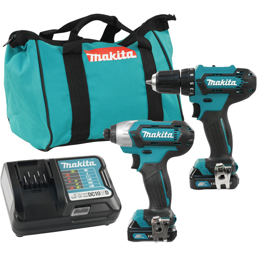 Ensemble de perceuse et tournevis &agrave; chocs sans fils, 12 V Moffatt Supply & Specialties