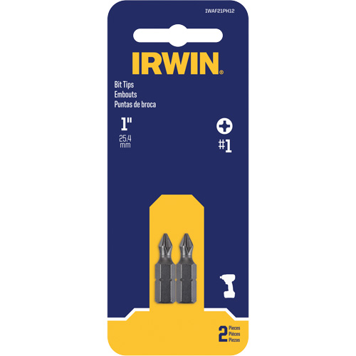 Insert Bits, Phillips, #1, 1/4" Drive Moffatt Supply & Specialties