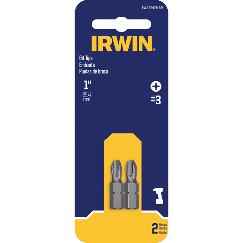 Insert Bits, Phillips, #3, 1/4" Drive Moffatt Supply & Specialties