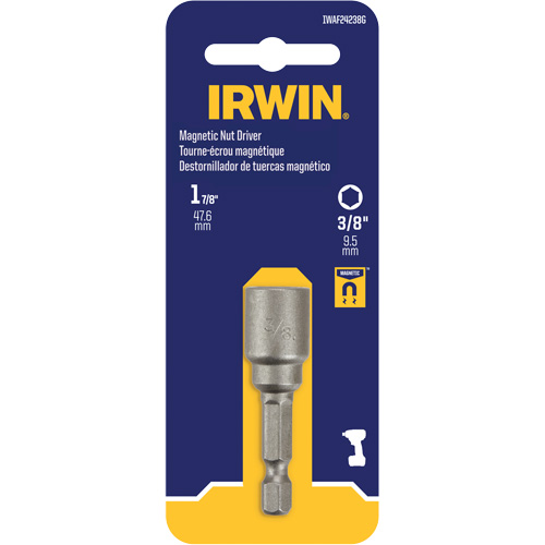 Tourne-&eacute;crou, Embout 3/8", Prise 1/4", 1-7/8" lo, Magn&eacute;tique Moffatt Supply & Specialties