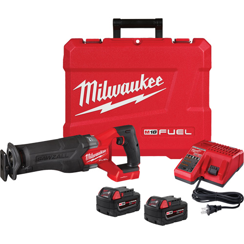 M18 Fuel Sawzall&reg; Reciprocating Saw Kit, 18 V, Lithium-Ion Battery, 3000 SPM Moffatt Supply & Specialties