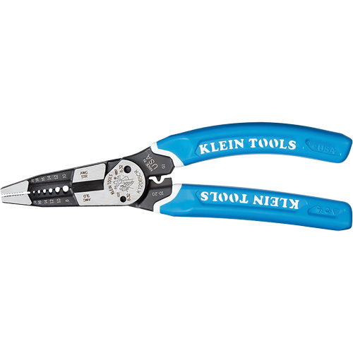 Outil polyvalent Klein-Kurve pour d&eacute;nuder, couper et sertir les fils, 8-1/4" lo, 8 - 20 AWG Moffatt Supply & Specialties