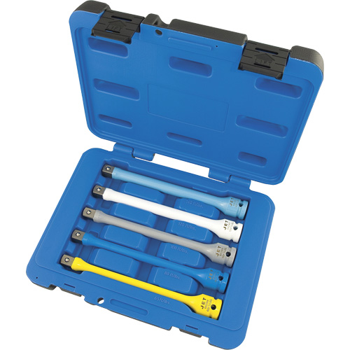 JTLE-5S Torque Limiting Impact Extension Set, 1/2" Drive, 65 ft-lbs./80 ft-lbs./100 ft-lbs./120 ft-lbs./140 ft-lbs. Torque, Multiple Moffatt Supply & Specialties