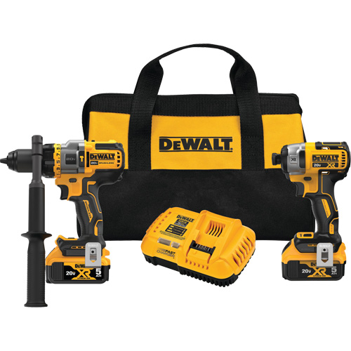 Ensemble de perceuse-visseuse &agrave; percussion sans balais et sans fil Max* avec Flexvolt Advantage et visseuse &agrave; chocs XR, Lithium-ion, 20 V Moffatt Supply & Specialties