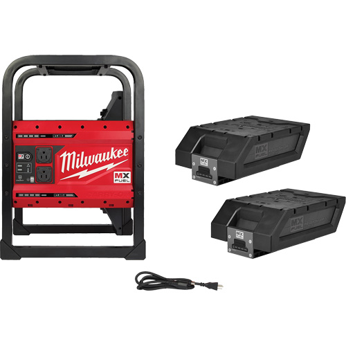 MX Fuel Carry-On Power Supply, 1800 W/3600 W, Lithium Ion, 20-4/5" H x 12" W x 15" D, 49.7 lbs. Moffatt Supply & Specialties