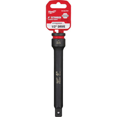 Rallonge pour douille Shockwave Impact Duty, Chocs, Prise 1/2", 6" lo Moffatt Supply & Specialties