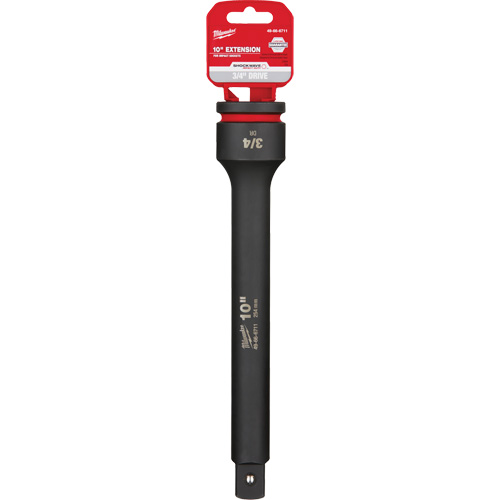 Shockwave Impact Duty Socket Extension, Impact, 3/4" Drive, 10" L Moffatt Supply & Specialties