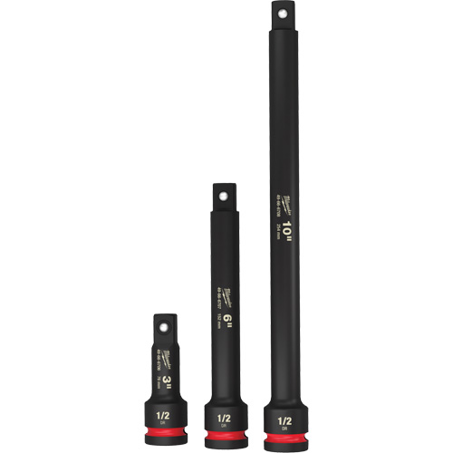 Jeu de rallonges pour douilles Shockwave Impact-Duty, Chocs, Prise 1/2", 3"/6"/10" lo Moffatt Supply & Specialties