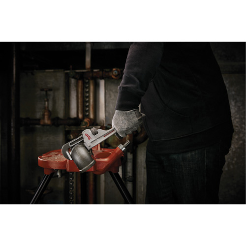 Pipe Wrench, 1-1/2" Jaw Capacity, 10" Long, Ergonomic Handle Moffatt Supply & Specialties