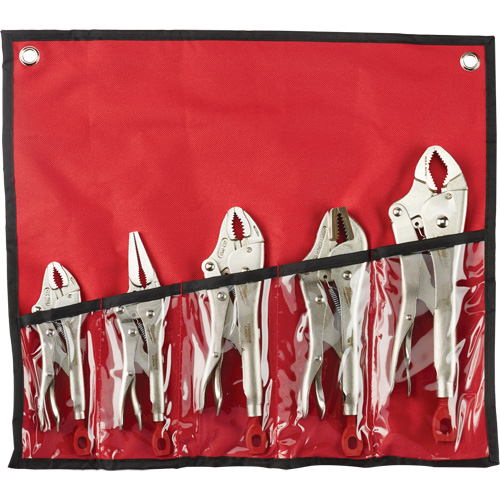 Torque Lock Locking Pliers Kit, 5 Pieces Moffatt Supply & Specialties