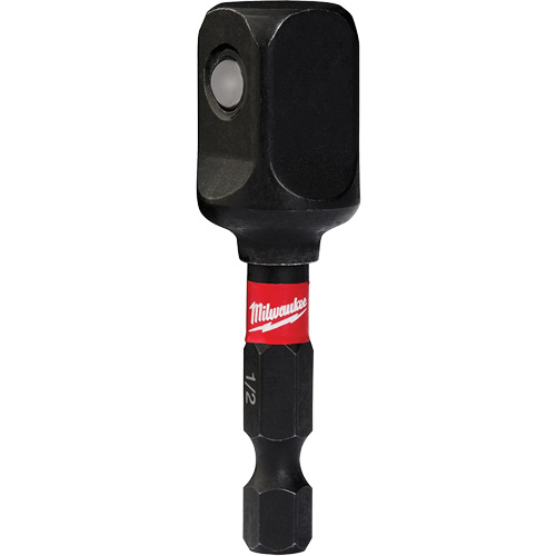 Shockwave Impact Socket Adapters, 1/4" Drive Size, 1/2" Male Size, Ball, 2" L Moffatt Supply & Specialties