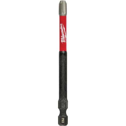 Embout de tournevis Shockwave Impact Duty, Phillips, Embout #3, Prise 1/4", Longueur 3-1/2" Moffatt Supply & Specialties