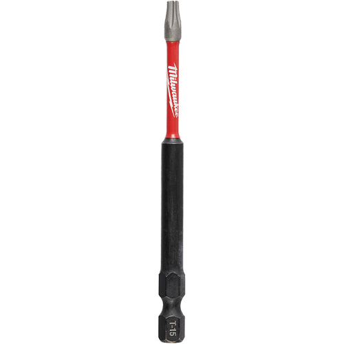 Embout de tournevis Shockwave Impact Duty, Torx, Embout T-15, Prise 1/4", Longueur 3-1/2" Moffatt Supply & Specialties