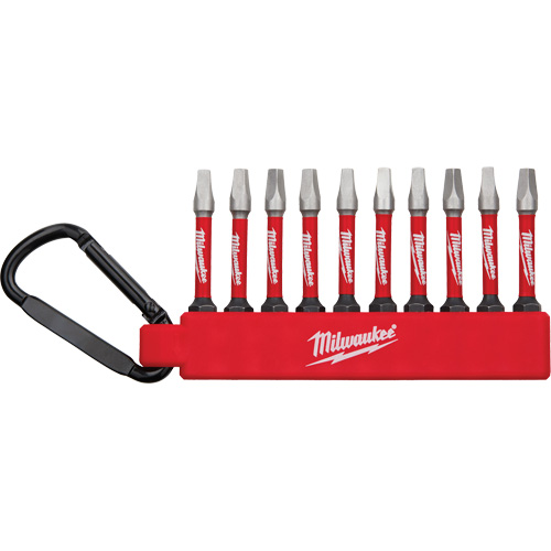 Jeu dembouts pour tournevis &agrave; chocs Shockwave, Carr&eacute;e, #2, Prise 1/4" Moffatt Supply & Specialties