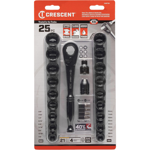 Mechanic's Tool Set, 25 Pcs, 3/8" Drive Size Moffatt Supply & Specialties