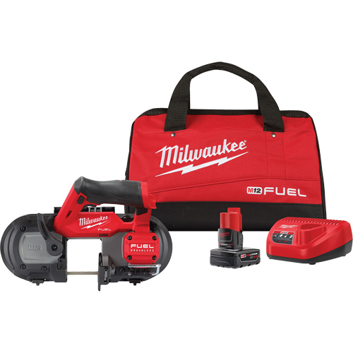 M12 Fuel Compact Band Saw Kit, 12 V, 2-1/2" Capacity Moffatt Supply & Specialties