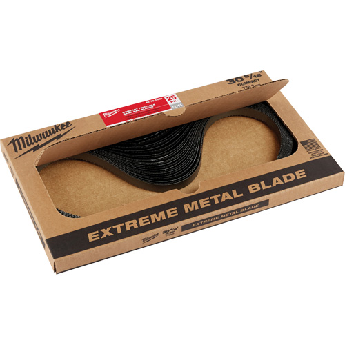 Extreme Metal Band Saw Blades, High Speed Steel, 30-9/16" L x 1/2" W x 0.02" Thick, 12/14 TPI Moffatt Supply & Specialties