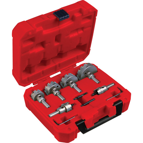 One-Piece Carbide Hole Cutter Set, 8 Pieces, Carbide Moffatt Supply & Specialties
