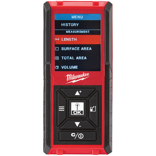 Laser Distance Meter, 0' - 330' (0 m - 100.6 m) Range, Digital (Electronic) Moffatt Supply & Specialties