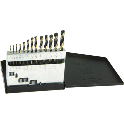 DRILLCO Metric Jobber Length Drill Bit Set, 13 Pieces, High Speed Steel Moffatt Supply & Specialties