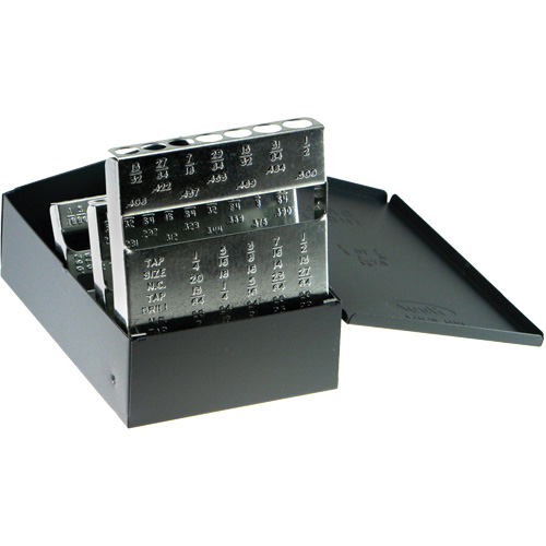 Index pour tarauds et forets Drillco, 18 morcea Moffatt Supply & Specialties