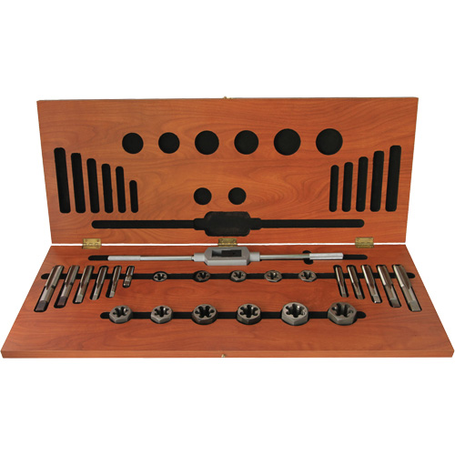 Jeu de tarauds et fili&egrave;res rondes ajustables DRILLCO, 20 Morcea Moffatt Supply & Specialties