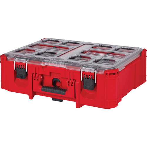 Packout Deep Organizer, 15-1/5" x 19-7/10" x 7", Red Moffatt Supply & Specialties