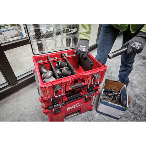 Packout Deep Organizer, 15-1/5" x 19-7/10" x 7", Red Moffatt Supply & Specialties